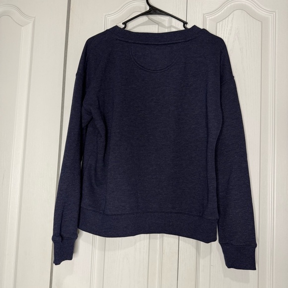 Calvin Klein Women's Dark Blue Crew Neck Sweater - Picture 5 of 5